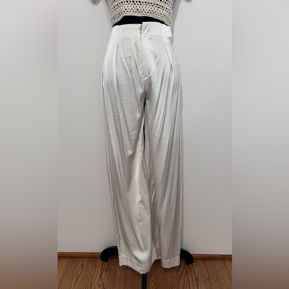 NWT Silky Cream Slacks - Small
